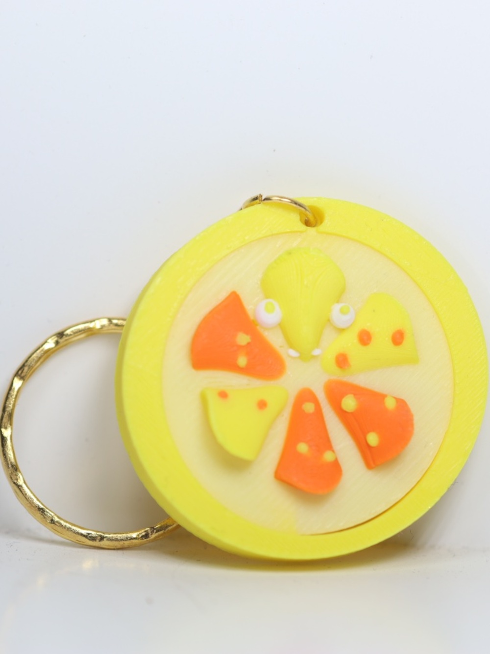 Mr.Citrus KeyChain golden Hardware New